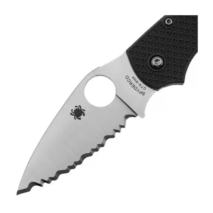 Ніж Spyderco Chaparral CTS XHP FRN Serrated Grey (C152SGY) зображення 7