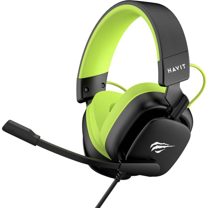 Навушники Havit H2048U USB 7.1 Black/Green (6939119034078)