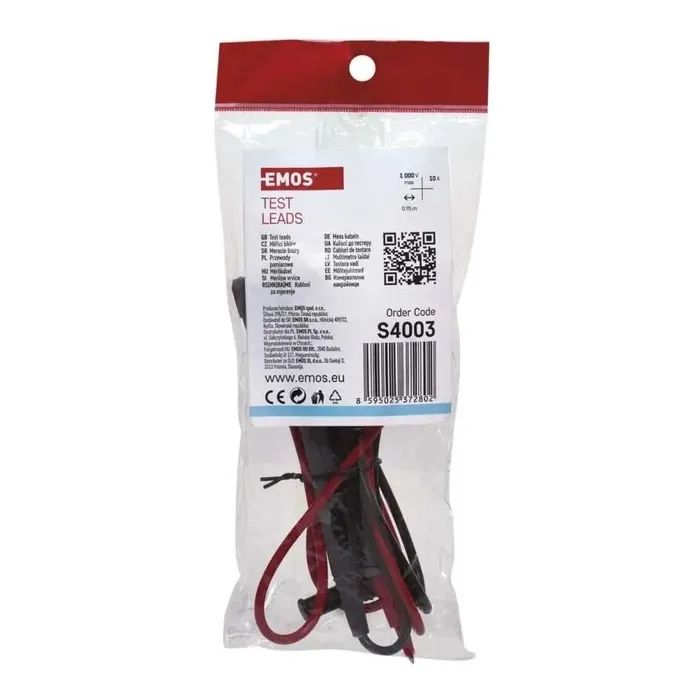 Щупы для мультиметра EMOS S4003, 10 A, CAT III (S4003) изображение 4