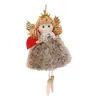 Елочная игрушка Chomik Фея хутро 8х16 см, коричнева (5900779900554_1)