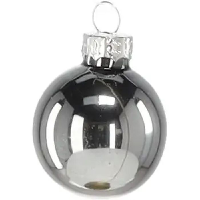 Ялинкова іграшка Chomik скляні кульки 11 шт, 3 см, червоні, золото (5900779882188) зображення 7