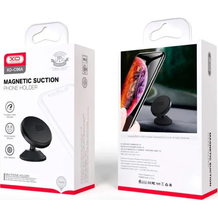 Универсальный автодержатель XO C96A car dashboard Holder Black (6920680826322) изображение 4