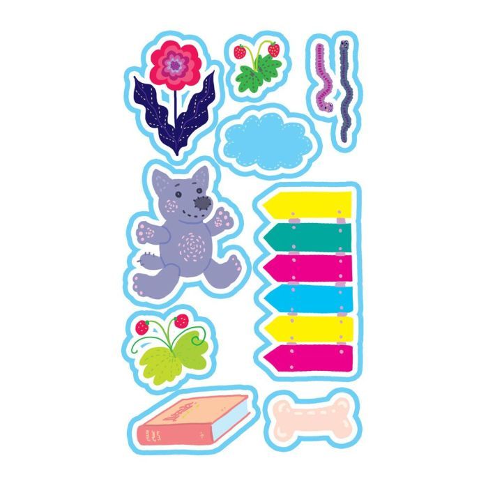 Книга Про ввічливого вовка + 50 наліпок. Наклею я історію... Ранок (9789667487850) изображение 4