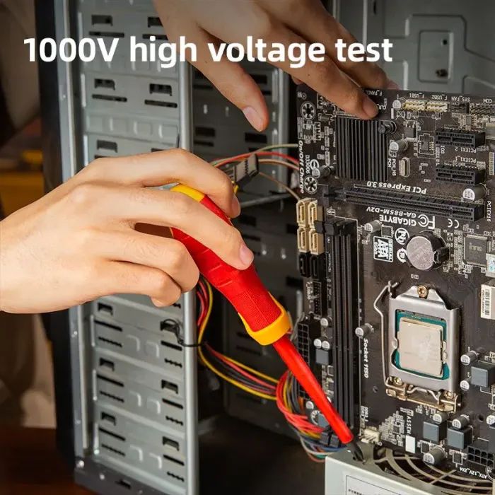 Викрутка Deli ізольована хрестова PH2 x 100 мм (EDL516100) зображення 2