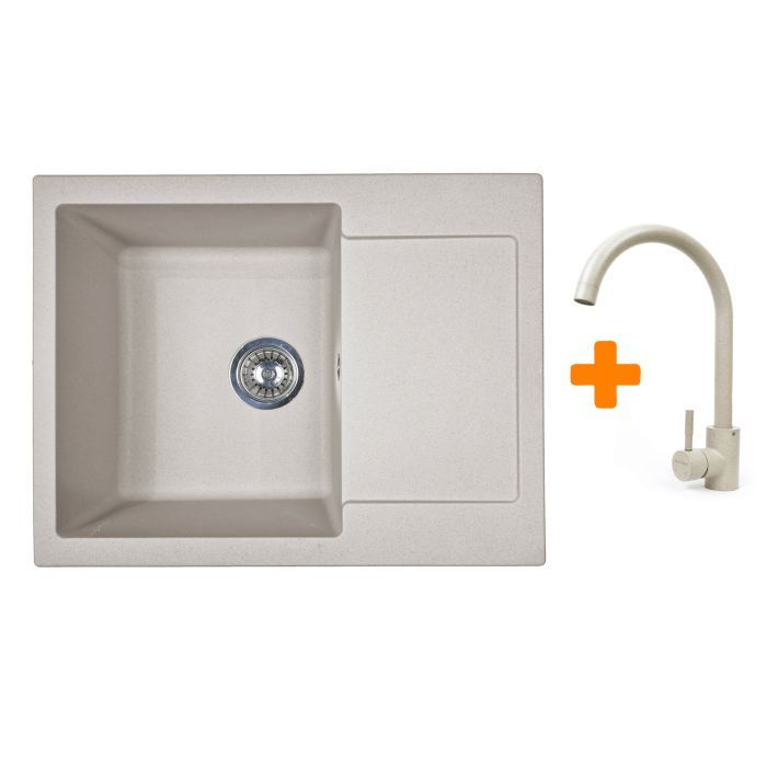Мийка кухонна Adamant Minimal Avena + змішувач (1824296912306)