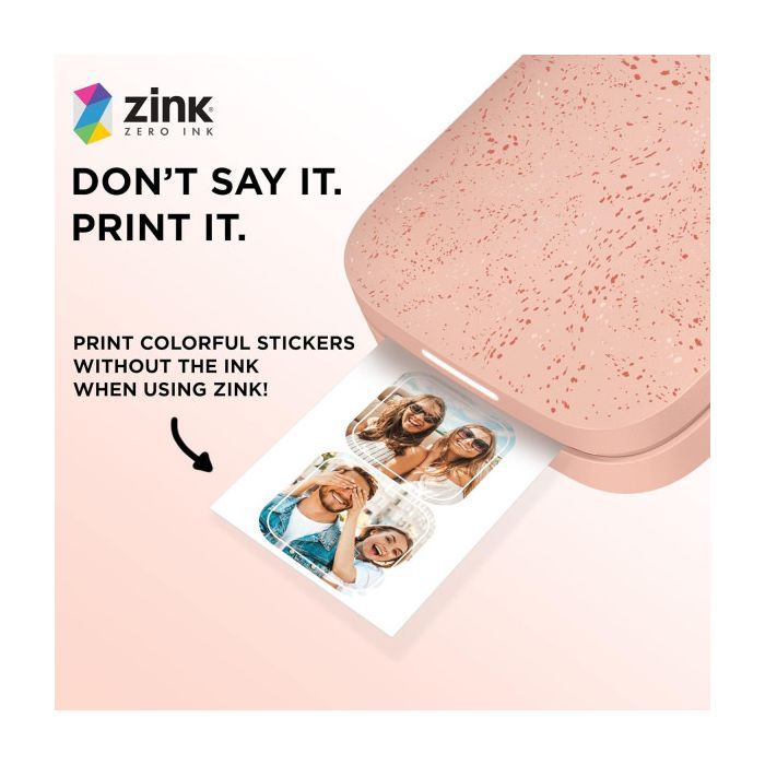 Фотобумага HP Zink 2x3" CutOut Sticker 30sh (60 stickers) glossy (HPIZ2X330C) изображение 3