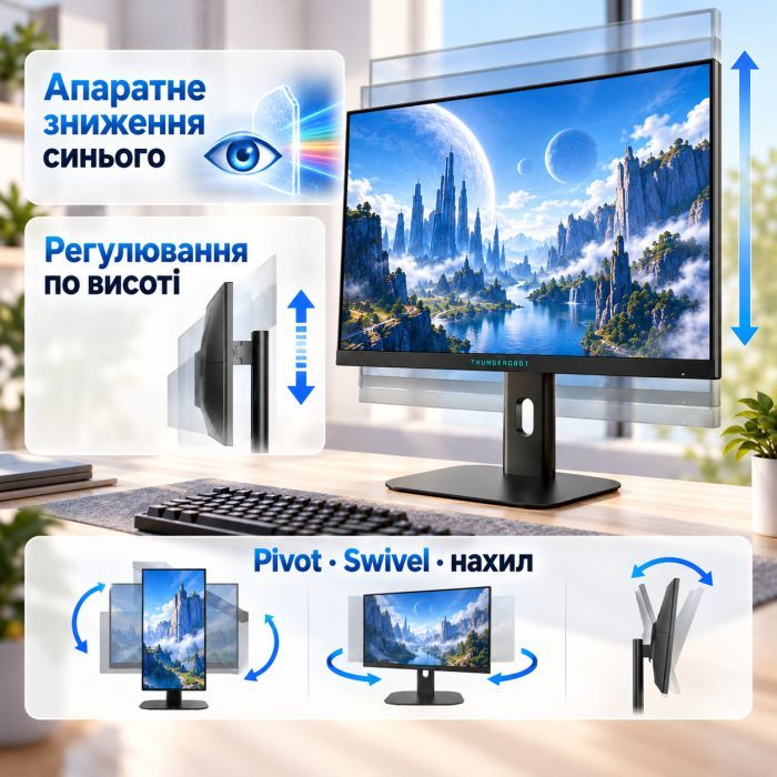 Монітор Thunderobot ZQ25F250L (JT00EU00U) зображення 7