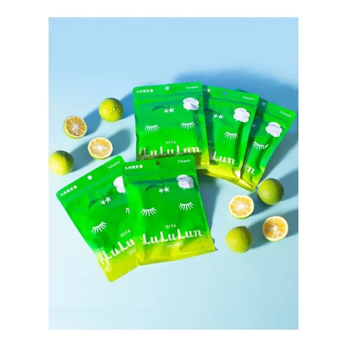 Маска для лица Lululun Premium Face Mask Кабоса из Оита 7 шт (4582305065954) изображение 4