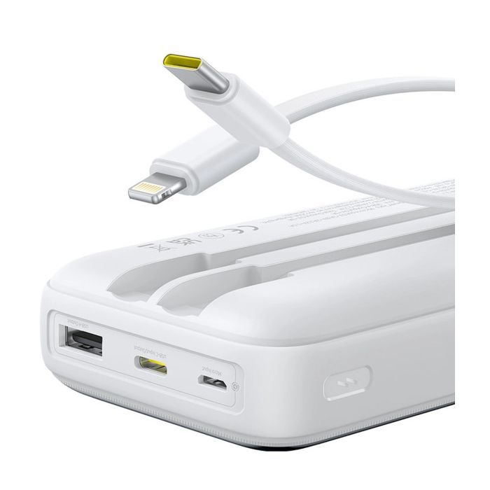 Батарея универсальная Baseus Lipow 20000mAh 22,5W PD, QC/3.0, White (P10079102213-00) изображение 8