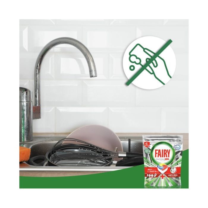 Таблетки для посудомоечных машин Fairy Platinum Plus All in One Lemon 25 шт. (8700216236386) изображение 2