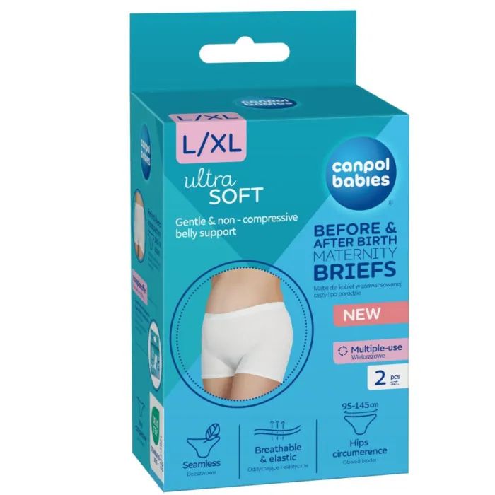 Послеродовые трусы Canpol babies 2 шт. S/M (16/000) изображение 2