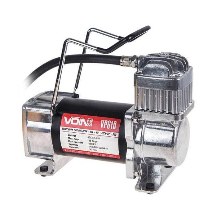 Автомобільний компресор VOIN VP-610 150psi/23Amp/70л (VP-610)