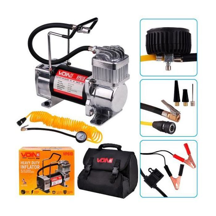 Автомобільний компресор VOIN VP-610 150psi/23Amp/70л (VP-610) зображення 6