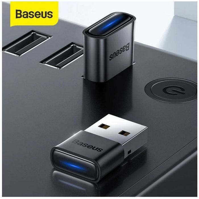 Bluetooth-адаптер Baseus USB 3.0 Bluetooth 5.0 BA04 Black (ZJBA000001) зображення 9
