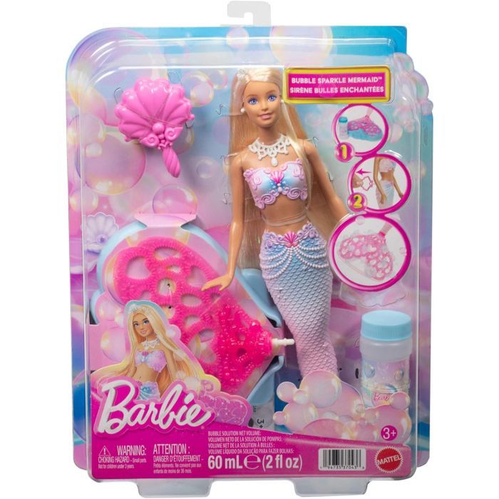 Кукла Barbie Русалочка Фантастический мир Мыльное шоу (JLW56) изображение 6