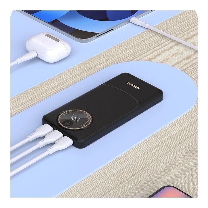 Батарея універсальна Dudao K12Pro 10000mAh 22,5W, PD, USB-A, USB-C (6976625333882) зображення 2