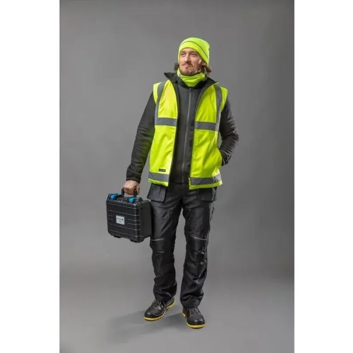 Кофта робоча Hoegert PASADER HT5K382-S 100% поліестер темно-сіра, S (48) (HT5K382-S) зображення 3