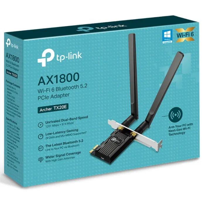 Сетевая карта Wi-Fi TP-Link ARCHER-TX20E изображение 2