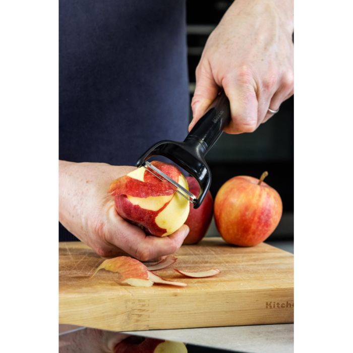 Овочечистка KitchenAid Classic горизонтальна 17,5 см чорний (KHH145OHOBEG) зображення 4