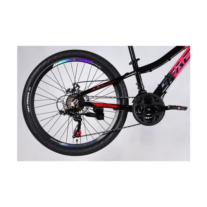 Велосипед Space 24" LYRA DD FR рама-11" AL 2026 сріблясто-зелений (OPS-SP-24-081) изображение 3