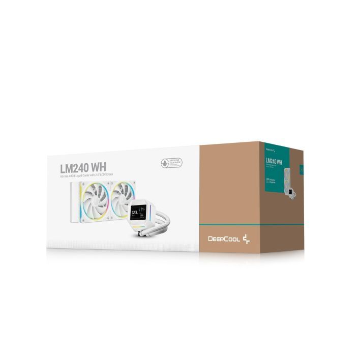 Система жидкостного охлаждения Deepcool LM240 WH (R-LM240-WHDMMC-1) изображение 6