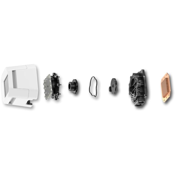 Система жидкостного охлаждения Deepcool LM240 WH (R-LM240-WHDMMC-1) изображение 7