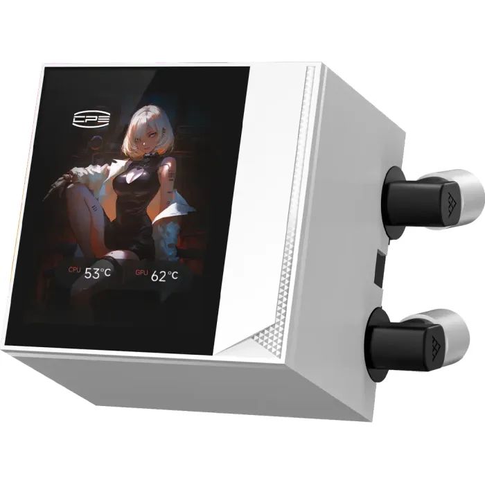 Система рідинного охолодження PcCooler DC360 Pro ARGB Display WH зображення 3