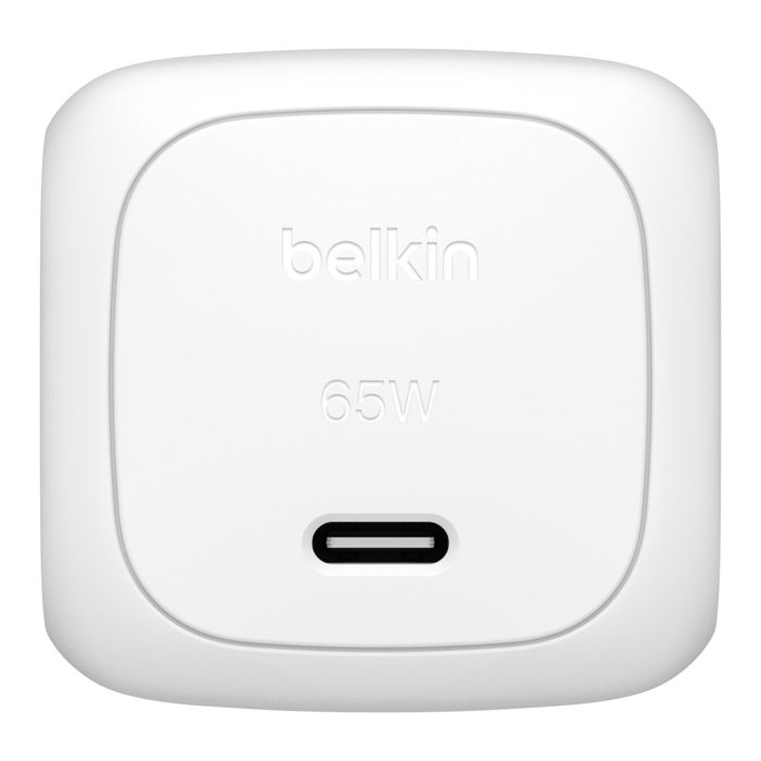 Зарядное устройство Belkin USB-C PD65W GaN PPS white (WCA011KQWH) изображение 3