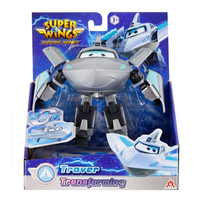 Фигурка Super Wings трансформер Transforming Травер (Traver), 12.5 см (EU780232) изображение 6
