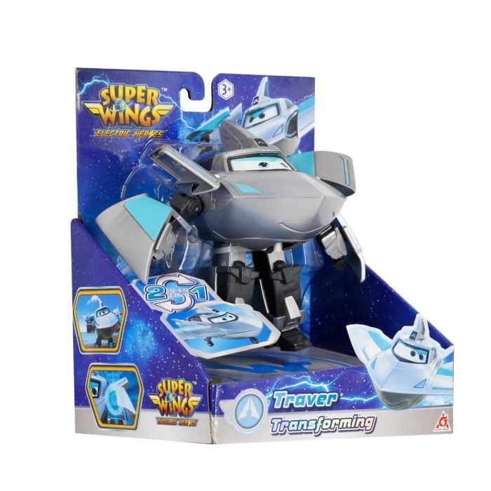 Фигурка Super Wings трансформер Transforming Травер (Traver), 12.5 см (EU780232) изображение 7
