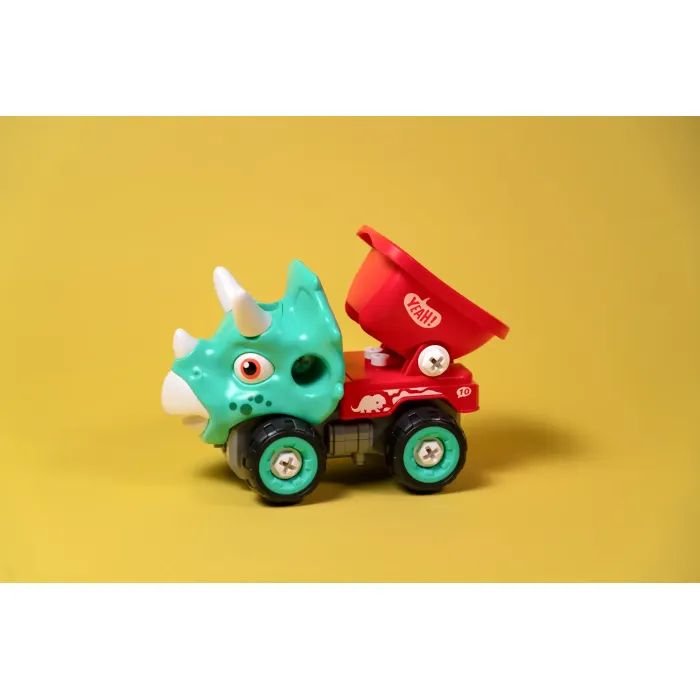 Конструктор Otamanko Машинка-конструктор Трицератопс самосвал Голубой/красный (OTA-113TS) изображение 4