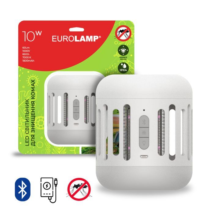 Инсектицидная лампа Eurolamp 7W 1200mAh (MK-7W(LIGHT)) (4262380660199) изображение 2