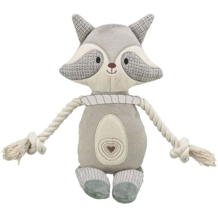Игрушка для собак Trixie Енот с пищалкой серый 33 см (4011905361550) изображение 3