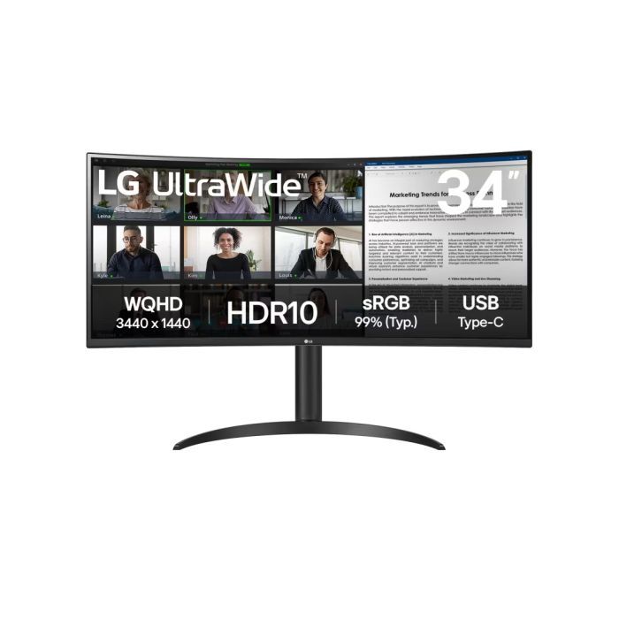 Монітор LG 34WR55QK-B