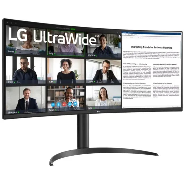 Монитор LG 34WR55QK-B изображение 2