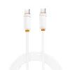 Дата кабель USB-C to USB-C 1.0m 60w white XO (NB-Q302B-CC.white) зображення 3