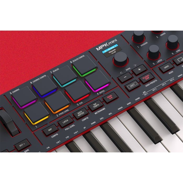 MIDI-клавіатура Akai MPK mini 4 Black (302370) зображення 4