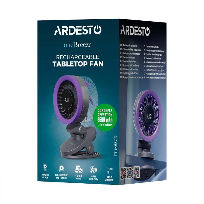 Вентилятор Ardesto FT-M83GR изображение 10