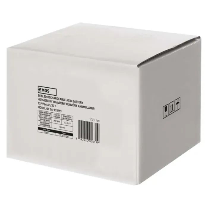 Батарея к ИБП EMOS 12V 26Ah (B9683) изображение 7