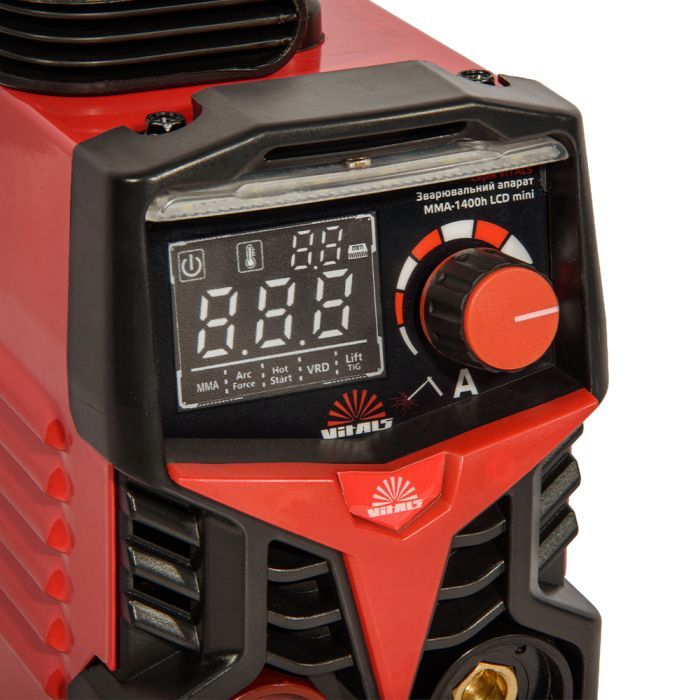 Сварочный аппарат Vitals MMA-1400h LCD mini, инверторный, 140A, 4.5kVA, 220V (237594) изображение 10