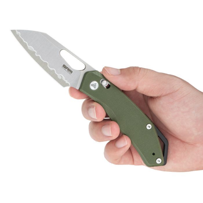 Нож SRM Cub, Green G10, Satin (261M-GP2)