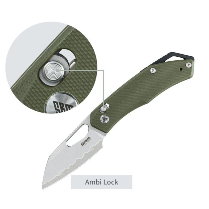 Нож SRM Cub, Green G10, Satin (261M-GP2) изображение 4