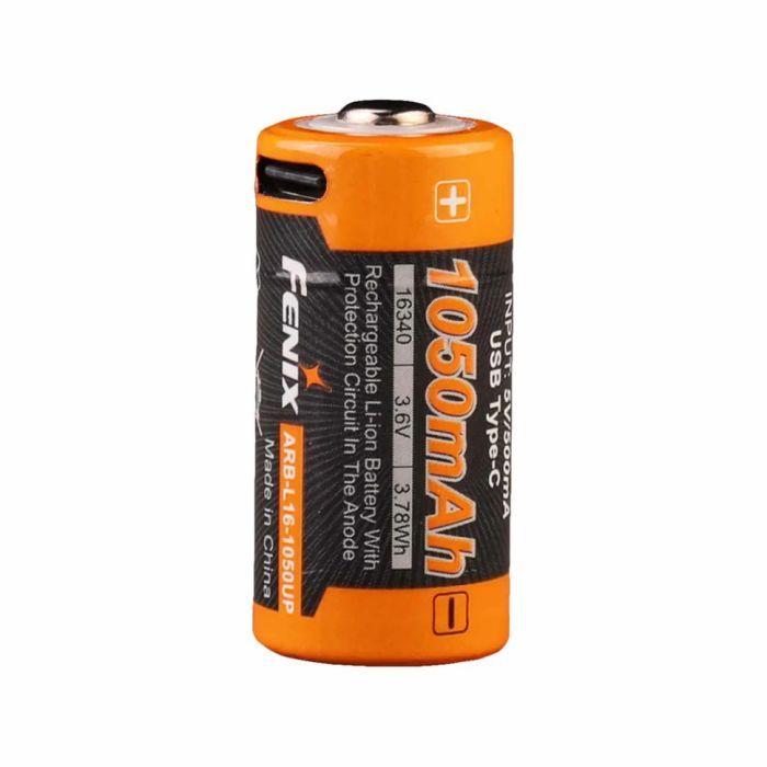 Аккумулятор Fenix 16340 (1050 mAh) Type-C (ARB-L16-1050UP) изображение 3