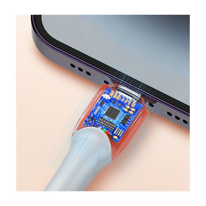Дата кабель USB 2.0 AM to USB-C 1.0m 30W LDNIO (LS601) изображение 4