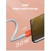 Дата кабель USB 2.0 AM to USB-C 1.0m 30W LDNIO (LS601) изображение 7