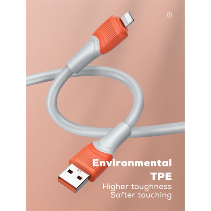 Дата кабель USB 2.0 AM to USB-C 1.0m 30W LDNIO (LS601) изображение 8