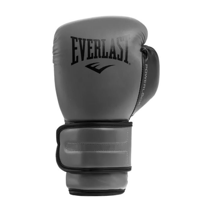 Боксерские перчатки Everlast PowerLock Boxing Training Gloves P00002304 сірий, чорний 10 унцій (009283608521) изображение 2