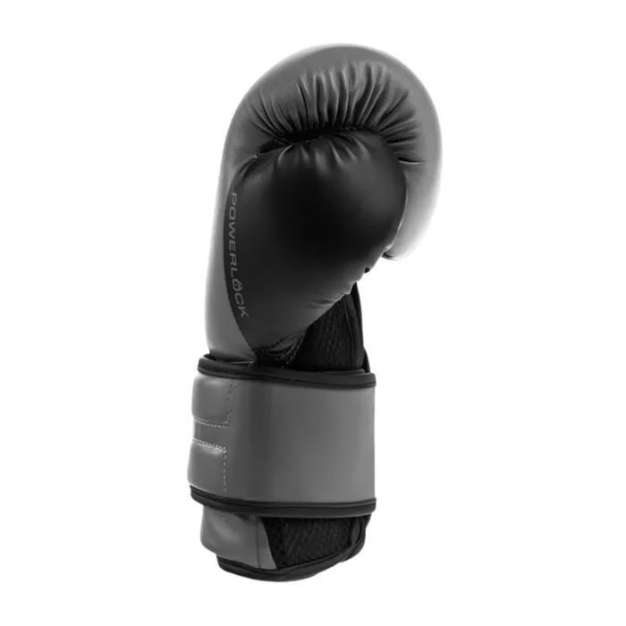 Боксерские перчатки Everlast PowerLock Boxing Training Gloves P00002304 сірий, чорний 10 унцій (009283608521) изображение 4
