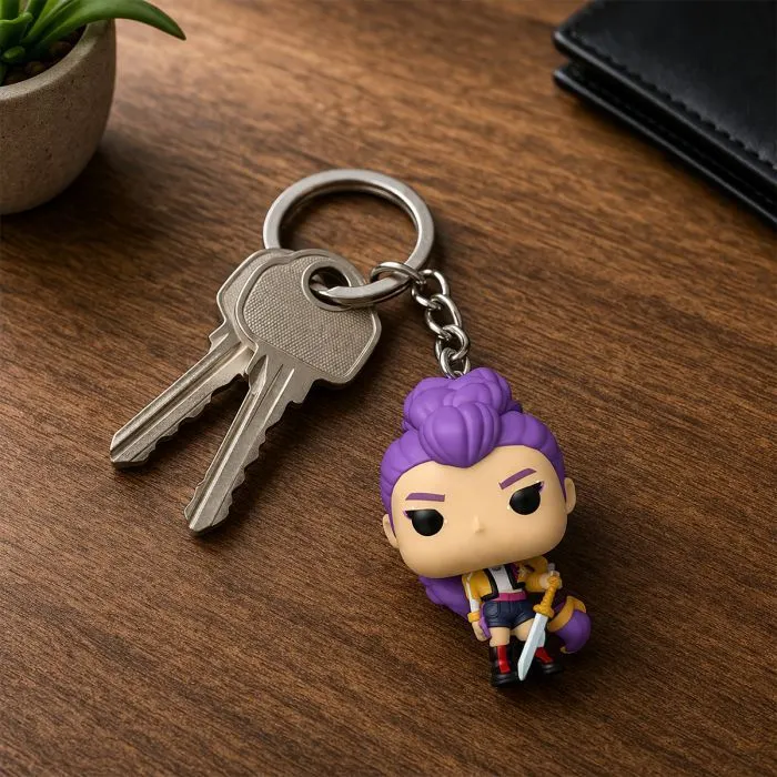 Брелок Funko Pop на клипсе серии Кейпоп-охотницы на демонов - Руми (95687) изображение 3