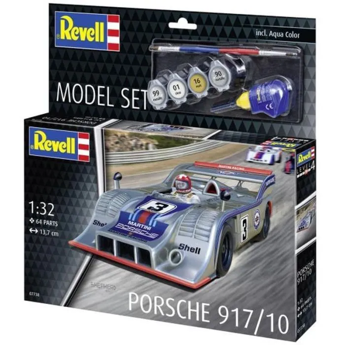Сборная модель Revell набор автомобиль Porsche 917/10, уровень 4, 1:32 (RVL-67738)